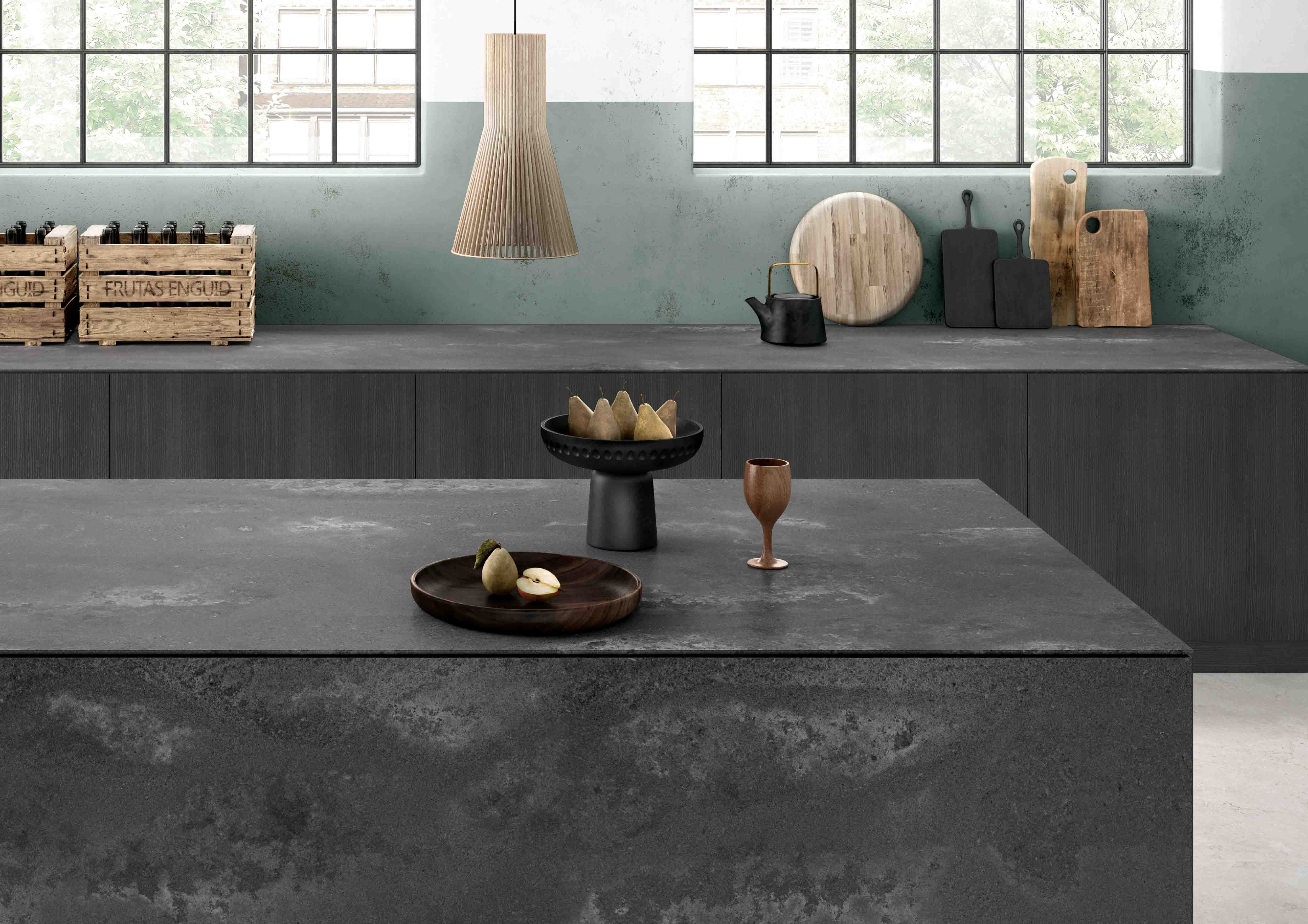 Kitchen Worktop in 4033 Rugged Concrete